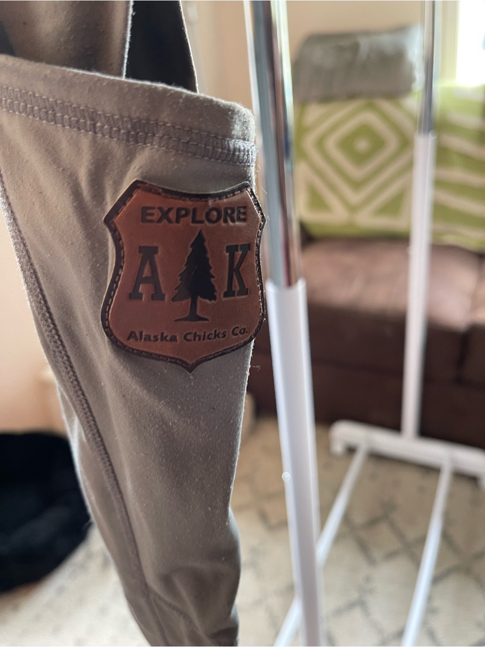 Women’s Beige Leggings – Explore A K Patch